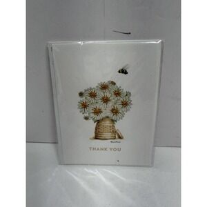 Papyrus Thank You Card -‎ Designed by Bella Pilar (So Sweet) Bee Vintage New